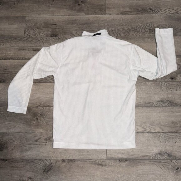 Southern Marsh Womens M Dune Grid Fleece Fieldtec White pink grid half zip - Picture 2 of 7